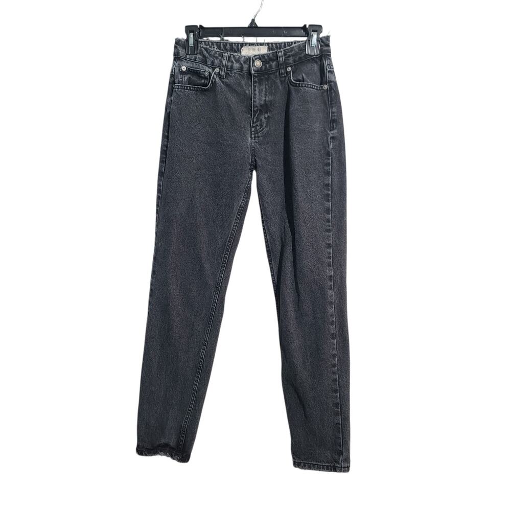 Free People We The Free Black Straight Jeans Size 25
